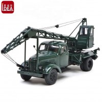 Diecast crane model 1:24 mini diecast toy vehicles collectable truck cranes model