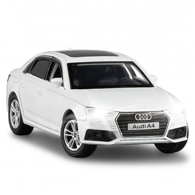 1:32 Boy Toy Audi A4 Pullback Diecast Car Model Alloy Model For Children Toy or Collection