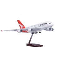 Hot Customize Australian Airlines Qantas Passenger A380 LED airplane model voice control passenger aircraft model 1:160 46cm