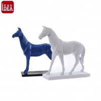 Resin gift craft scale resin animal sculpture home decoration resin toy horse figures