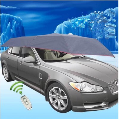 high quality Semi auto cover mobile car sunshade carport sun rain hood van car sunscreen portable umbrella car tents