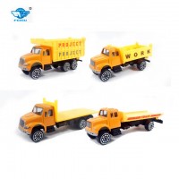 Wholesale  free wheel  small construction toy  diecast car toy truck   bulldozer  model diecast toy  vehicles